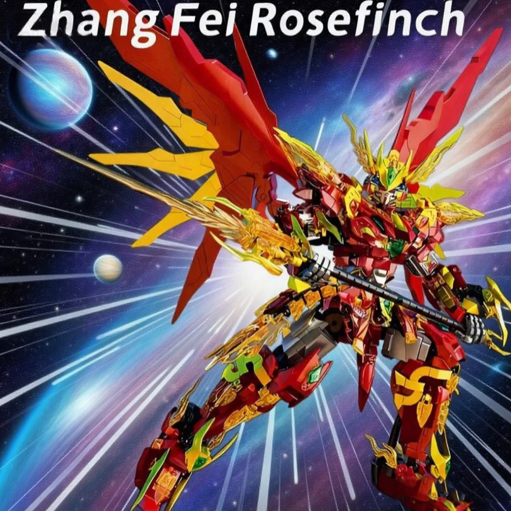 

IN Stock Three Zhangfei Mech Building Block Model Robot Toy DIY Puzzle Gift Collection Festive Atmosphere Decoration 62038