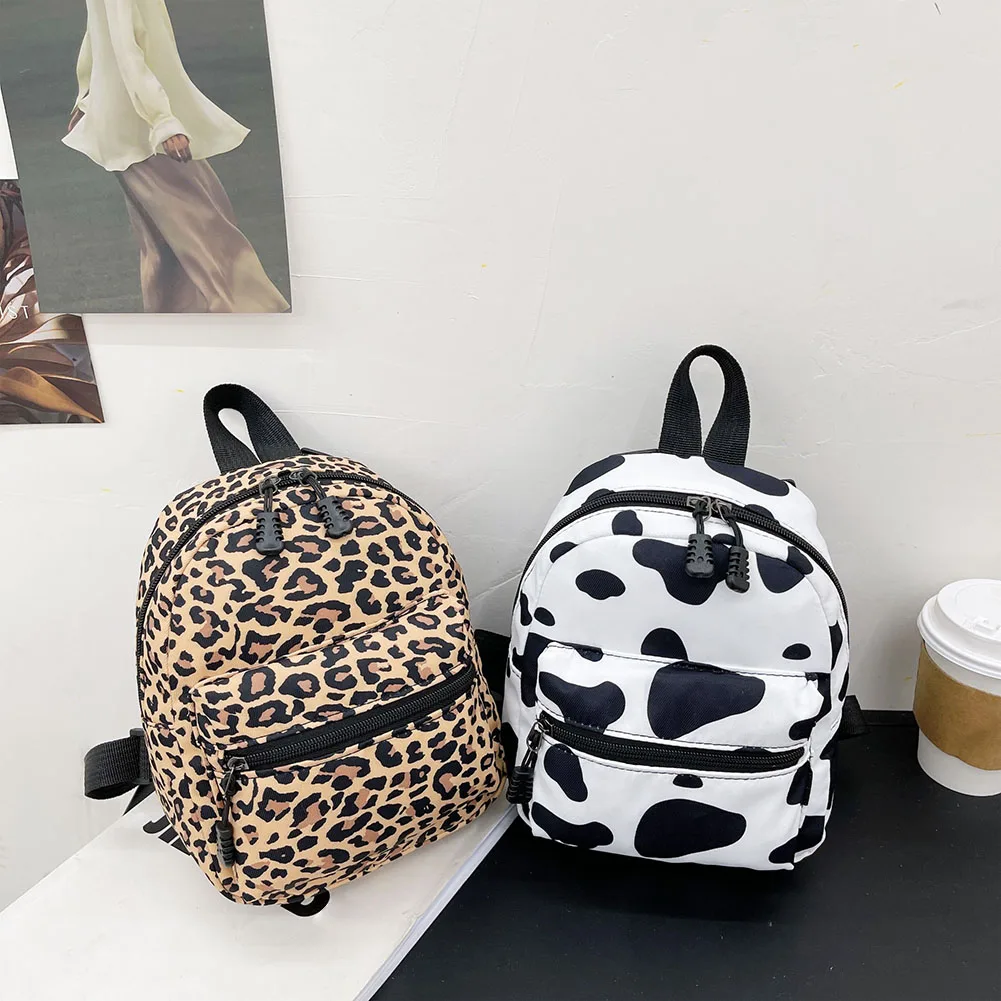 حقيبة ظهر نسائية صغيرة جديدة على شكل حيوانات مطبوعة على طراز Preppy حقائب مدرسية للطلاب حقائب يد صغيرة غير رسمية للسيدات #2