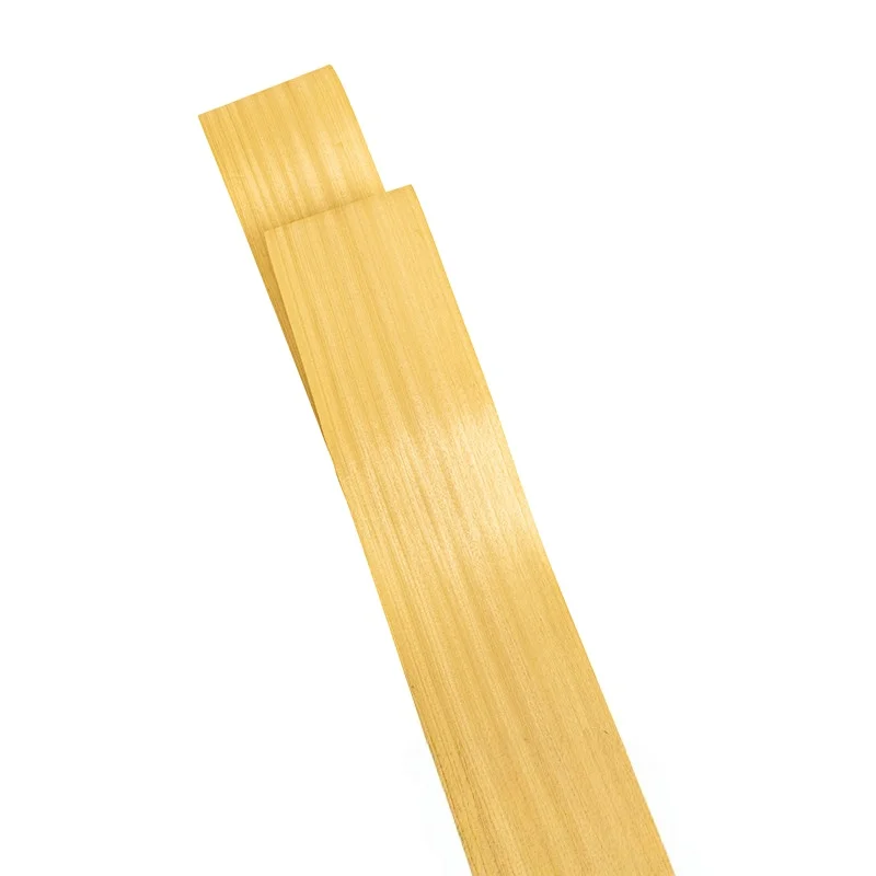 Natural Gold Teak Veneer, 0.2mm Thick, Size 250x17cm, Suitable For Album Cover Decoration And Marquetry.