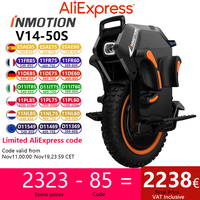 EU Stock INMOTION SCV Adventure V14 Electric Unicycle 134V 2400Wh 50S 4000W Motor EUC Smart Monocycle 70KM/H Speed E-unicycle