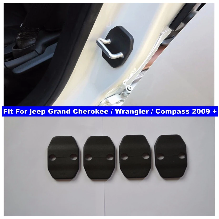 

Accessories Inner Door Lock Protector Cover Trim For Jeep Grand Cherokee 2009 - 2014 Wrangler 2009 - 2013 Compass 2009 - 2021