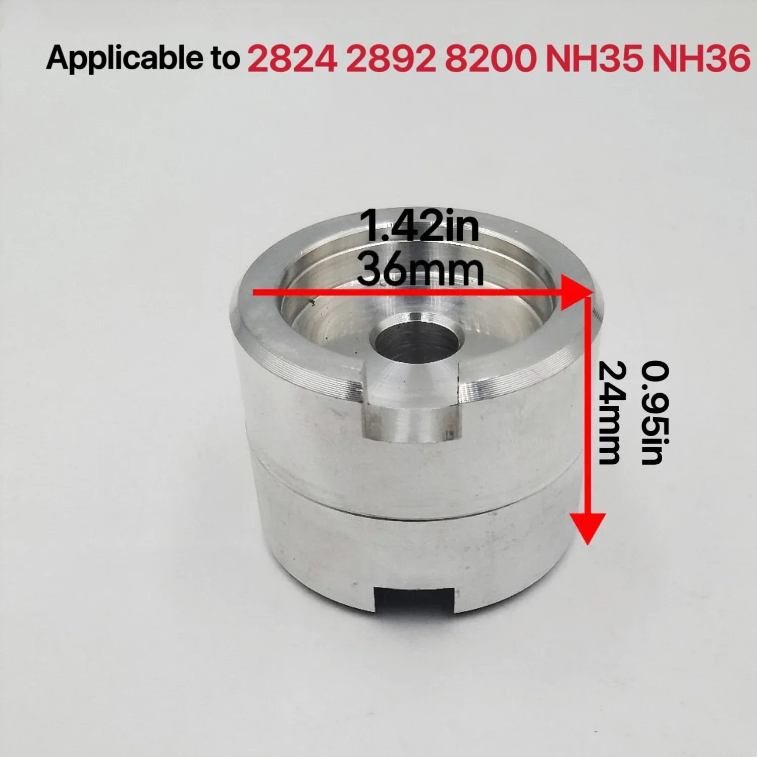 Aluminium alloy Watch Movement Holder Bracket For Nh35 Nh36 72824 2892 8200 Mod Base Retainer Repair Assembly Tool 2.4 image 6