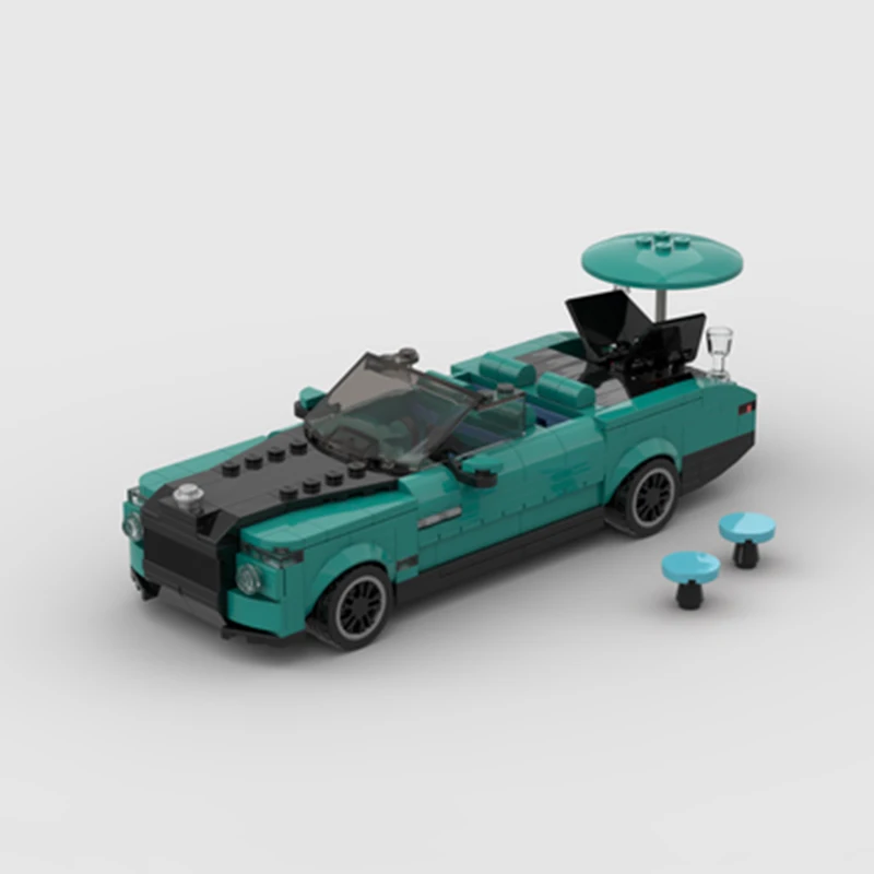 MOC Technical Car Rolls-Royced Series Speed Champion Vehicles Phantom Boat-Tail Wraith Cullinan SUV Set Building Blocks Kid Toys