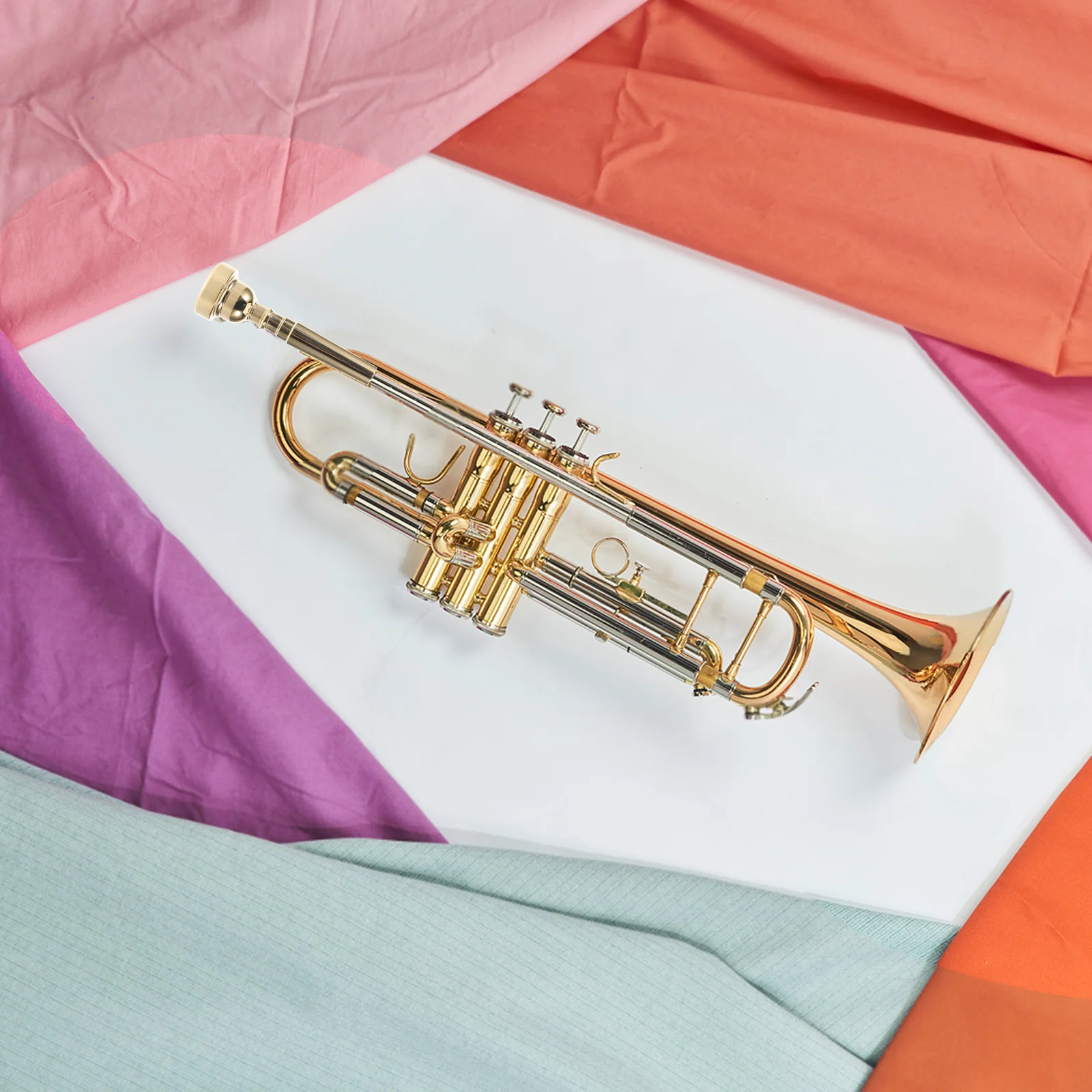 

Trumpet Mouthpiece Copper Material For Youth Junior Bands Comfortable Long-Lasting Replacement Horn Part Universal