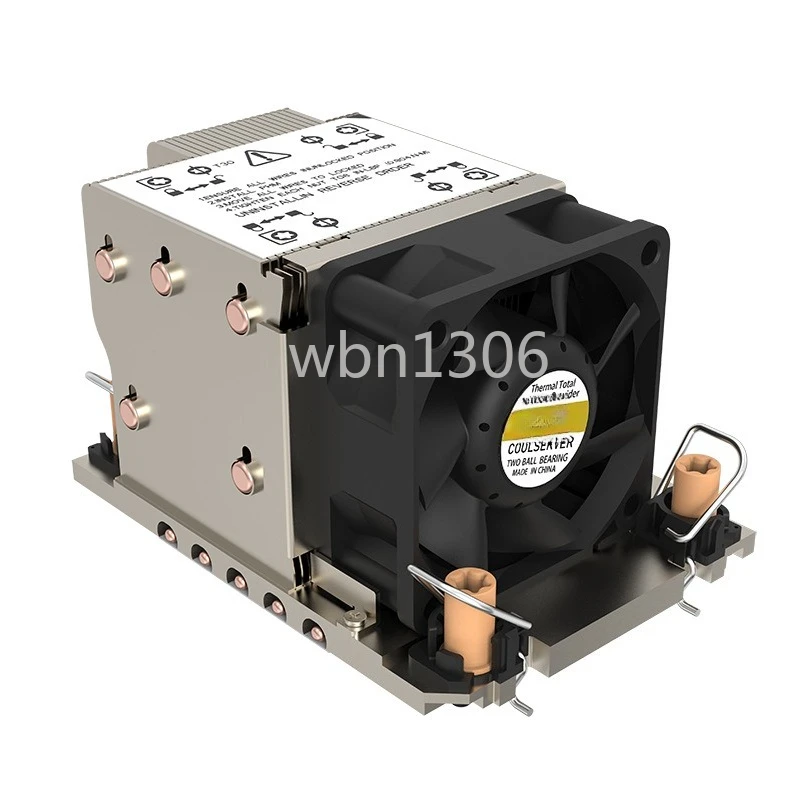 

2U 4189 CPU server radiator, computer CPU fan 5 heat pipe copper high-speed temperature control