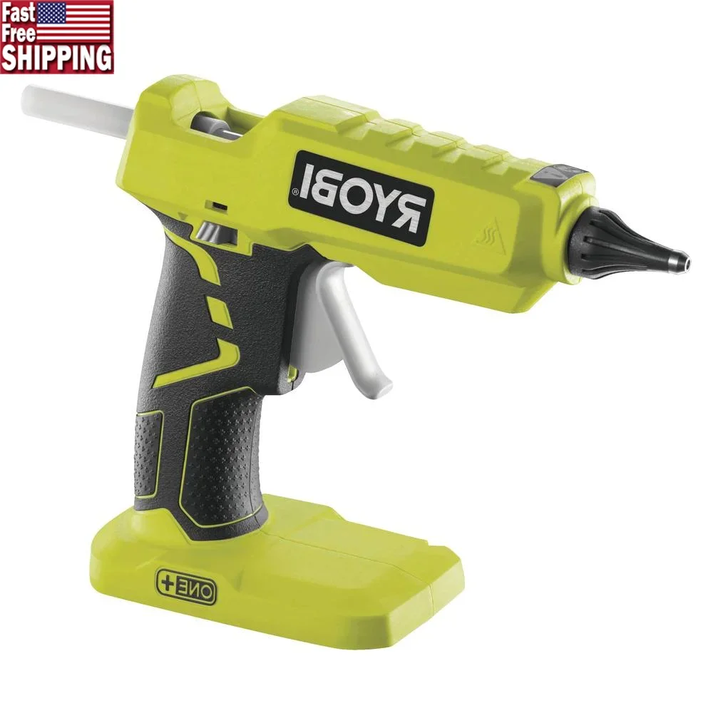 18V Glue Gun Max Control LED Safety Indicators Long Run Time Comfort Grip Ryobi ONE  Compatible