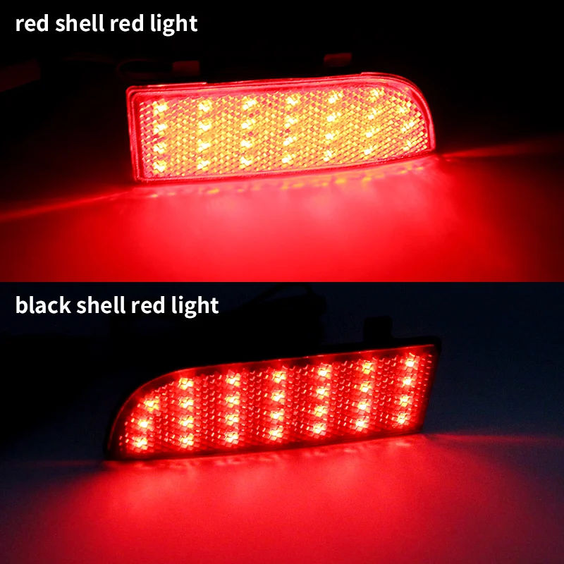 2PCS Auto Hinten Stoßstange Led-leuchten Rot Rücklicht Für Mercedes Benz Vito Viano W639 2003-2014 Brems Lampe nebel Licht 12V 2E0945105A