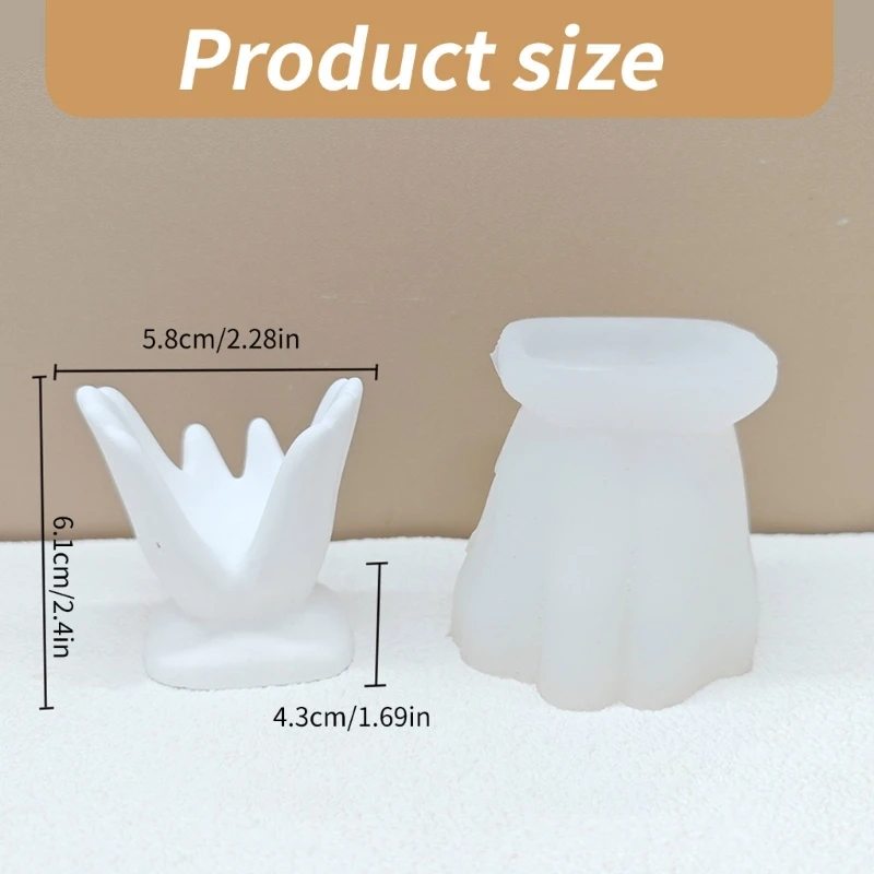 Moldes silicone multiuso para projetos artesanato castiçais decoração casa