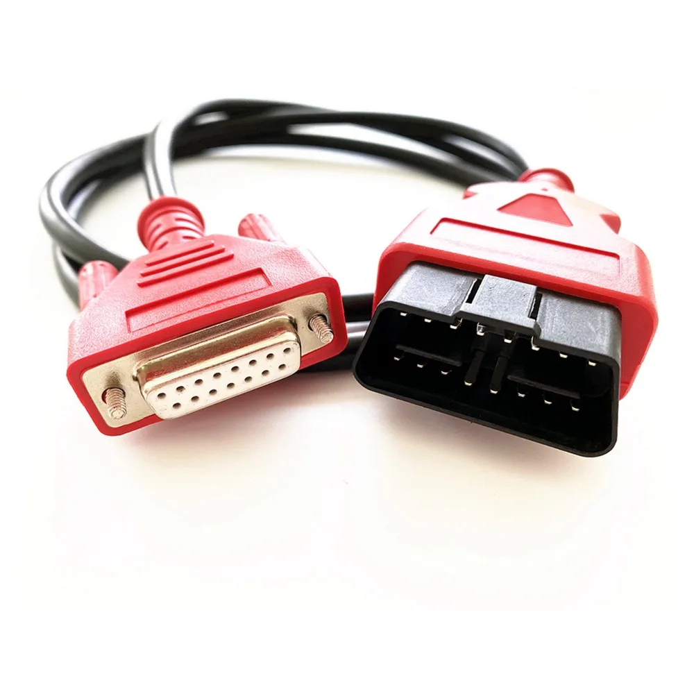 OBD2 Extension Cable for Autel Maxisys Main Test Adapter 2Rows15pin MS906/908/905/808 Connector 3 Rows 26Pin MS908 PRO Maxisys