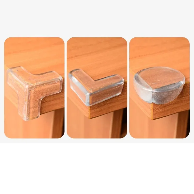 4/12/24/48/80PCS Children Baby Safety Silicone Protector Table Corner Edge Protection Cover Children Anticollision Edge XXL