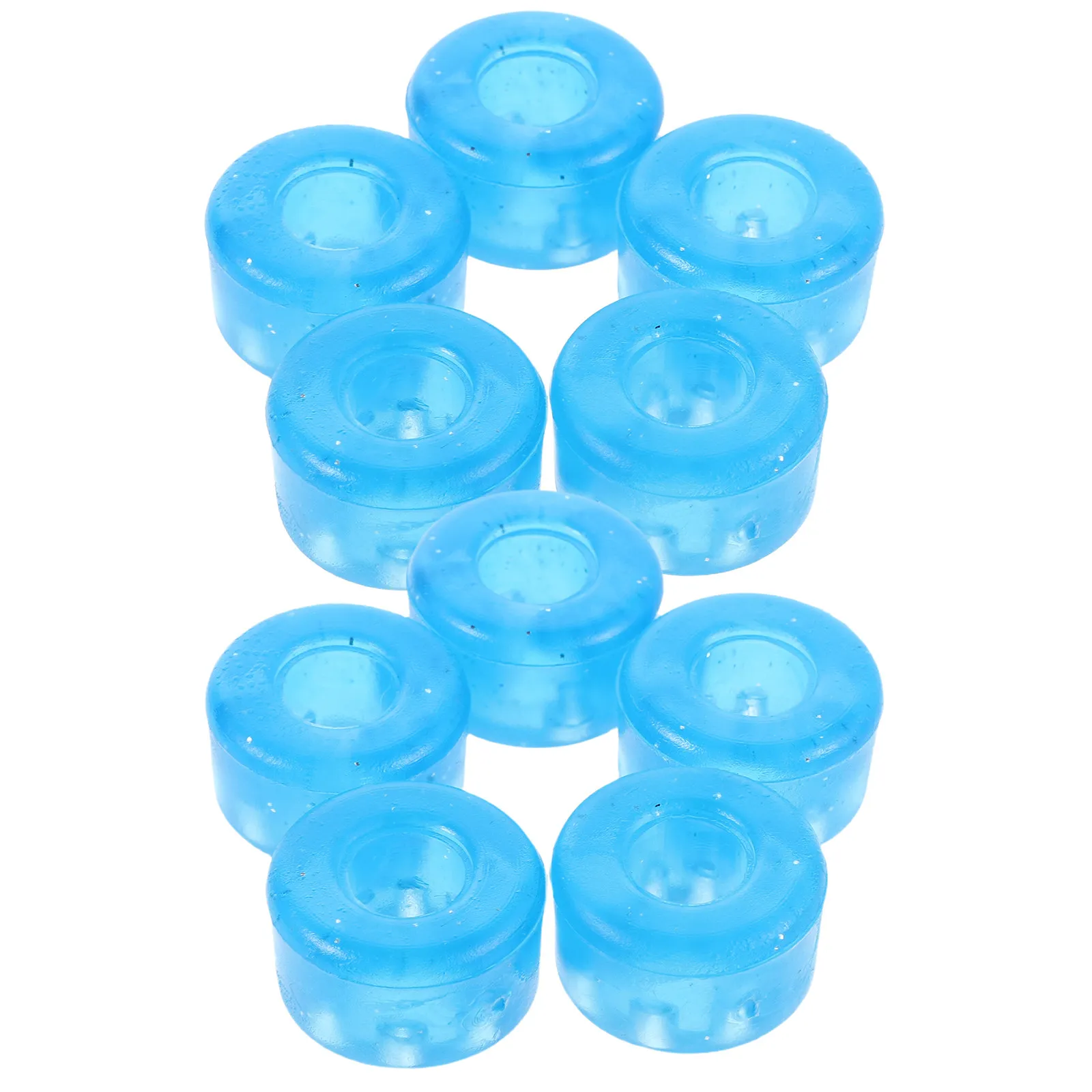 10Pcs Quad Skate Cushions High-Durability PU Shock Absorbing Pads for Roller Skates Longboards Enhanced Impact Protection