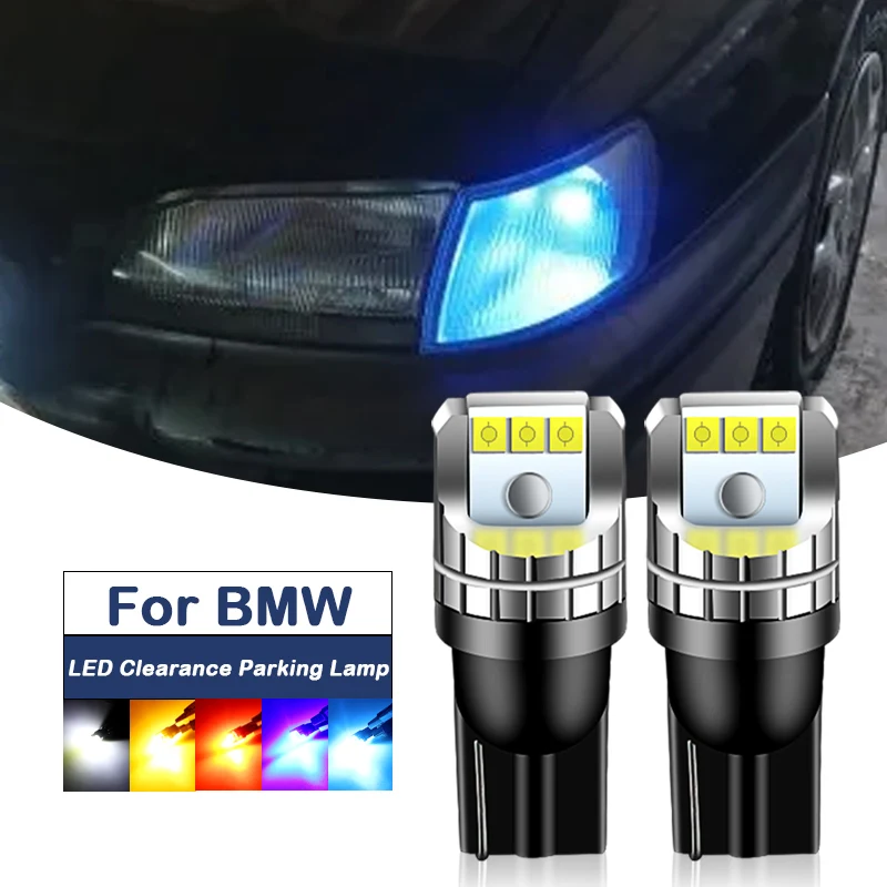 2Pc LED Clearance Light Bulb Lamp W5W T10 Canbus For BMW 3-Series E46 E36 7-Series E38 Z3 Coupe E36 Z4 Coupe E86 Z4 Roadster E85