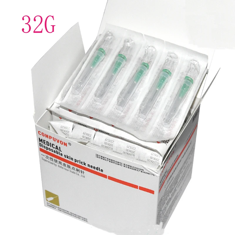 32g Water-Light Needle Small Needle Medical Disposable 32g/4mm /13mmMicroneedles