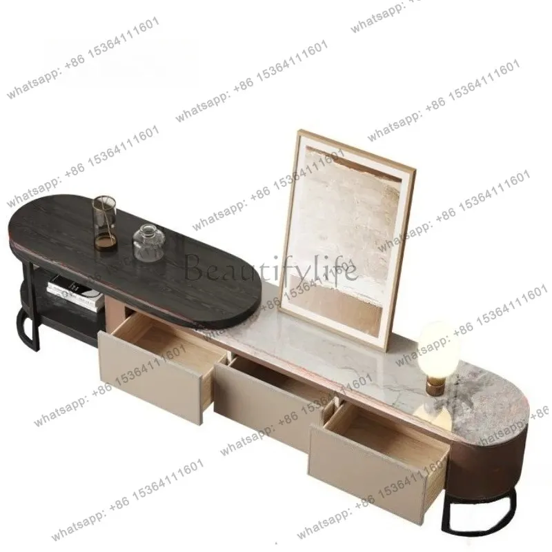 PG Minimalist Modren Tv Cabinet Storage Classic Space Saving Tv Stands Unique Designer Mueble Televisor Furniture Home