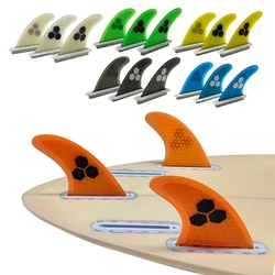 G3 Surfboard Fins UPSURF FUTURE S Tri Fins Set Honeycomb Fiber Surf Fins Single Tabs Base Quilhas 3 Fins For Shortboard/Funboard