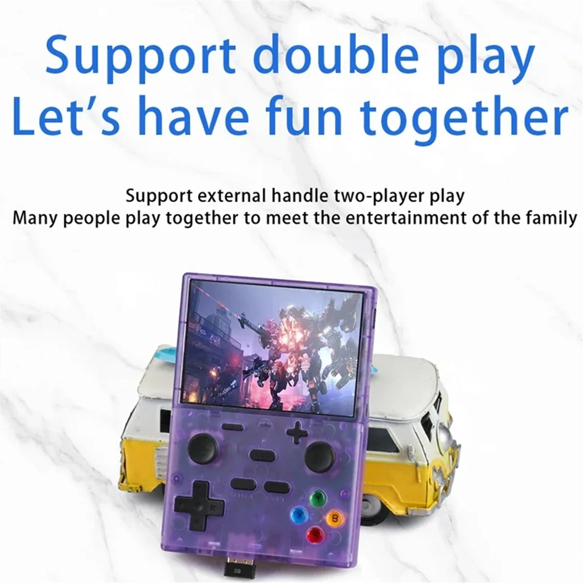 

XGB35 Handheld Game Console 10000+Games 3.5 Inch Screen Linux Supports Dual Player Arcade Game Console for PS1 GBA C-ABRJ