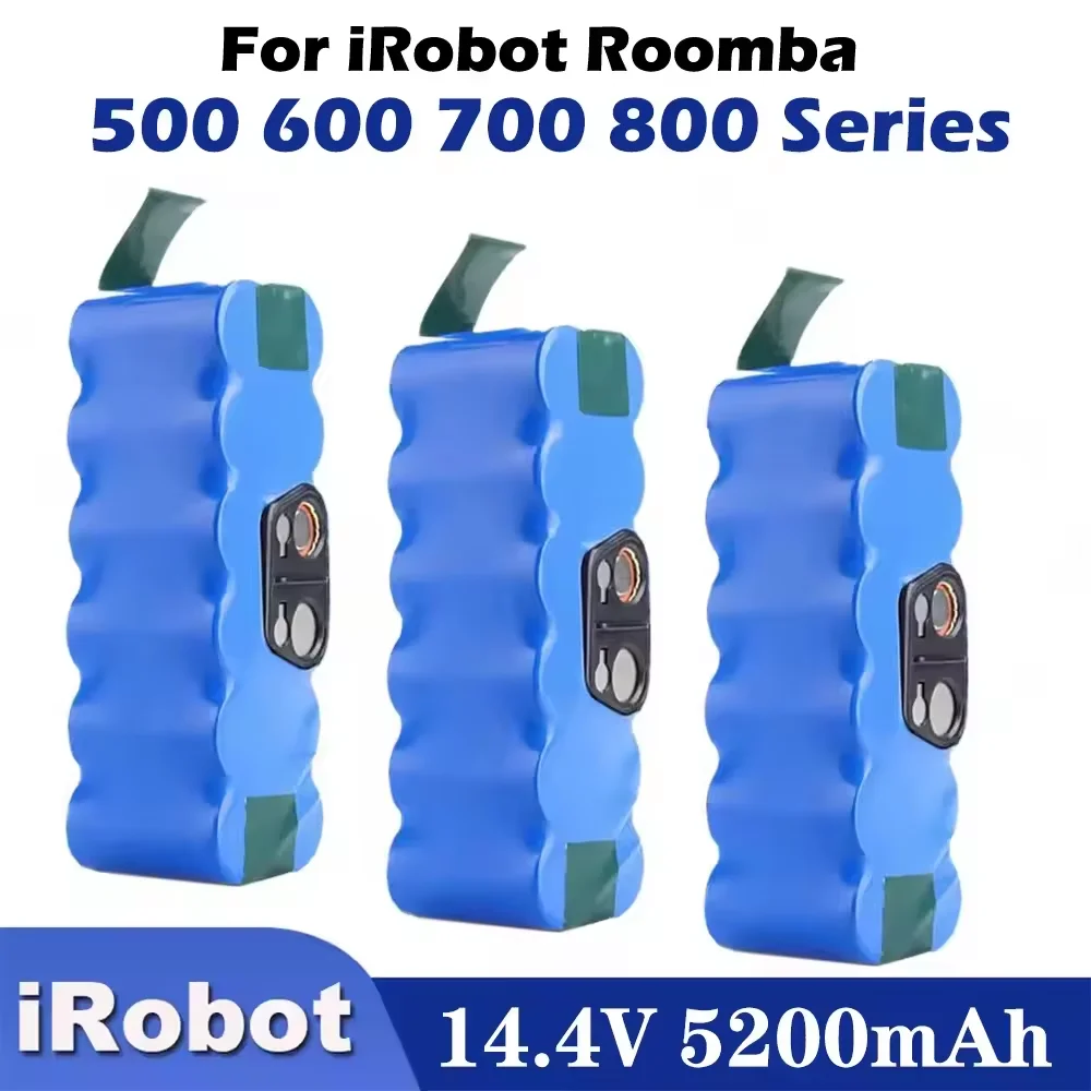 

For iRobot Roomba Rechargeable Battery 14.4V 12800mAh 500 550 560 600 650 698 700 780 800 876 900 Series Vacuum Cleaner Battery