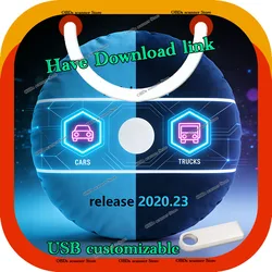 Auto Release 2020.23 Send With Keygen Software Install On Win7810 Ds Car Diagnostic Tools Link USB Unlimited Truck Code Reader