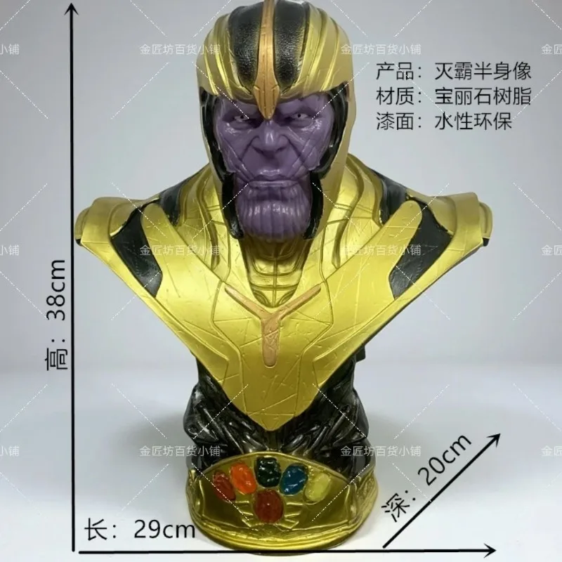 Cartoon Anime Iron Man Hulkbuster Avengers Marvel Spider-Man Deadpool Venom Resin Statue Hand Figure Model Ornament Wholesale