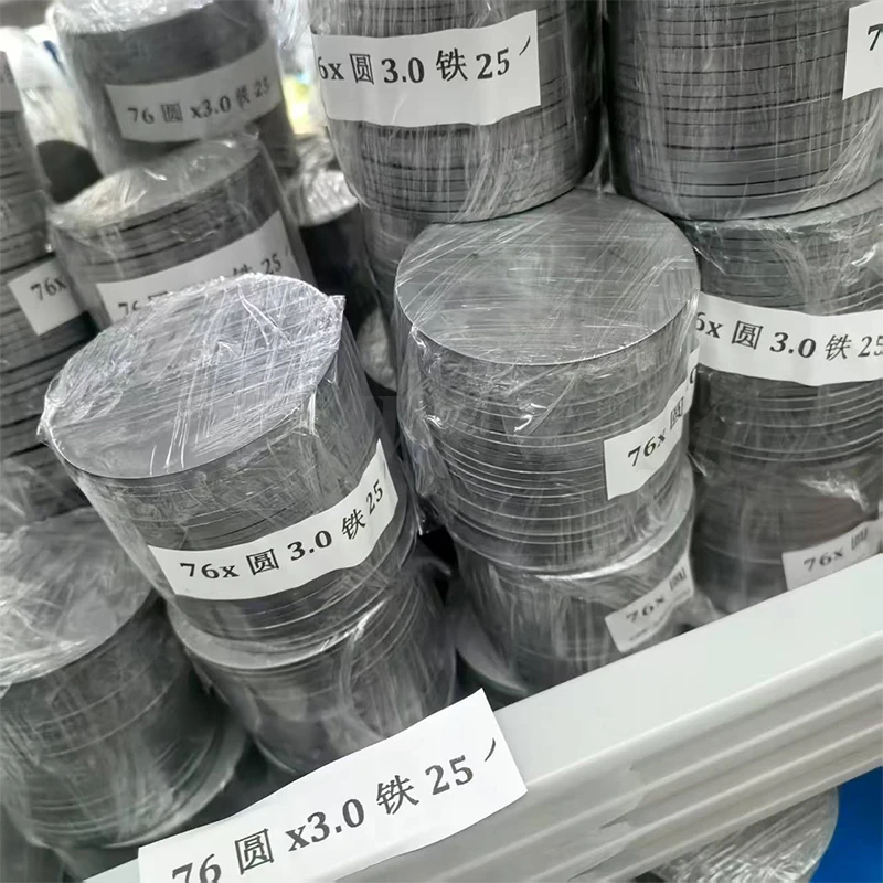 Placa de hierro redonda sólida de 14-141mm de diámetro, disco de hierro, hoja de hierro redonda plana, junta de hierro Circular, para sellar y soldar tubos redondos