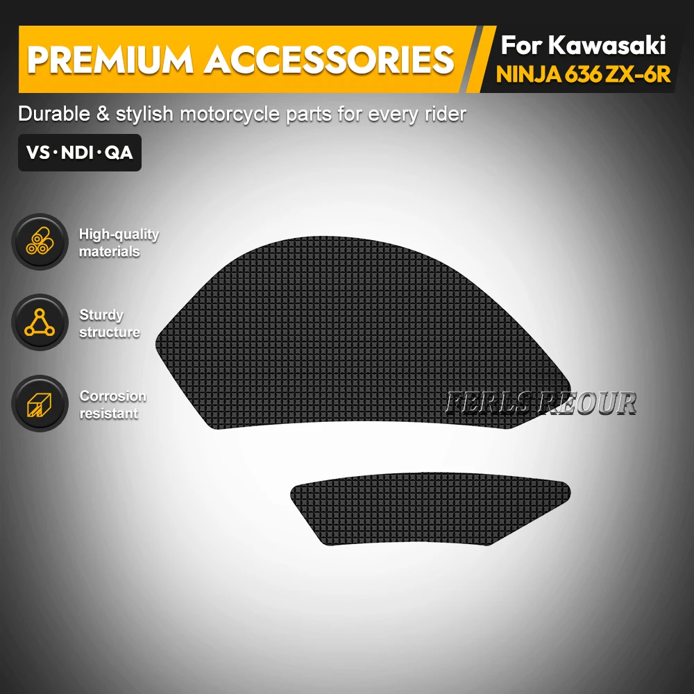 

Motorcycle sticker Impact Resistant Silicone Tank Pad Anti-Scratch for KAWASAKI NINJA 600 ZX-6R 2009-2016 Bikes