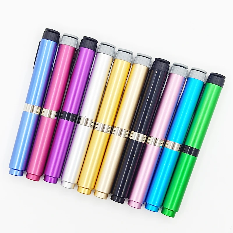 Reusable V1 V2 Metal Injection Pens in Different Colors on Sale 50g Lightweight Toolboxes for Glass Packaging and Weight Loss