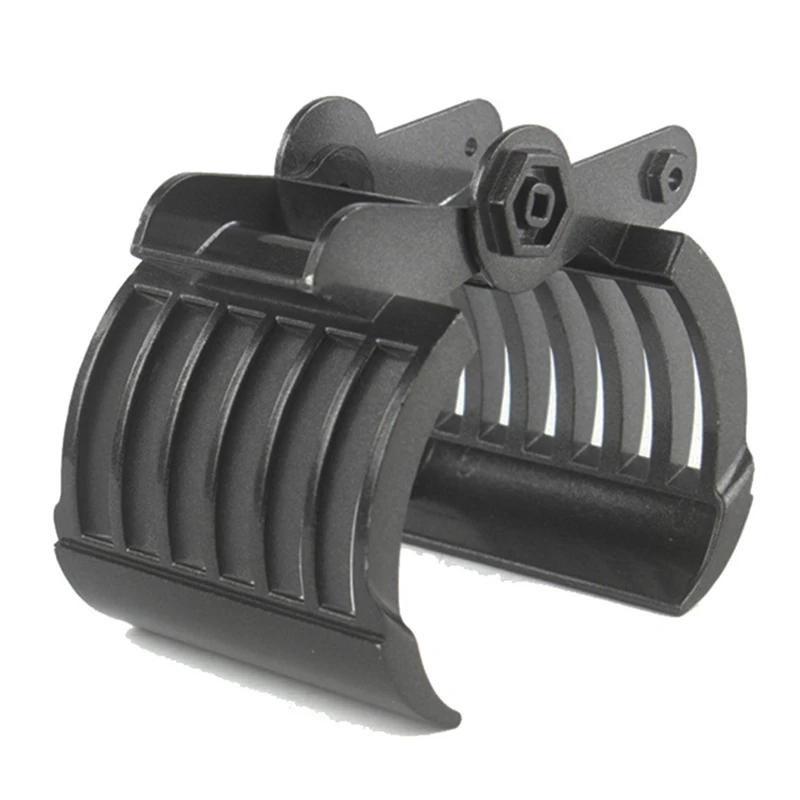Best-Metal 570 Simulation Claw Gripper Pickup Hand For Huina 570 1570 Excavator Toys 1/14 16 Channel RC Car Parts,Black