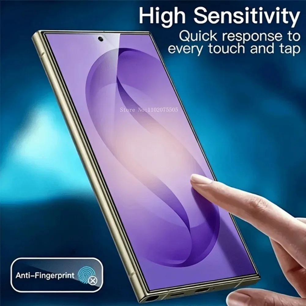 2Pcs Glossy Phone Screen Protector Films For Samsung Galaxy S26 + Upgraded Tempered Glass Films For Samsung S26 Ultra S26 Series