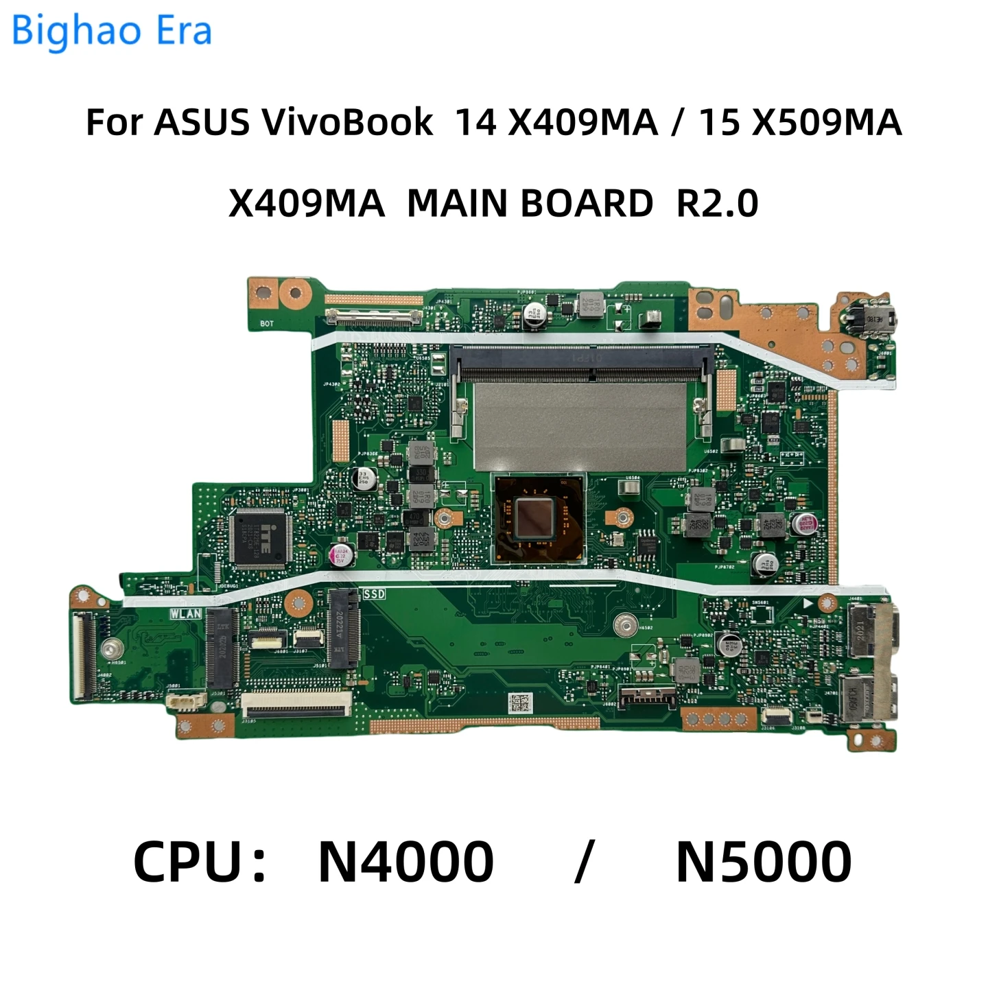 X409MA MAIN BOARD For ASUS VivoBook X409M X509MA Laptop Motherboard With N4000 N5000 CPU DDR4 100% New Original