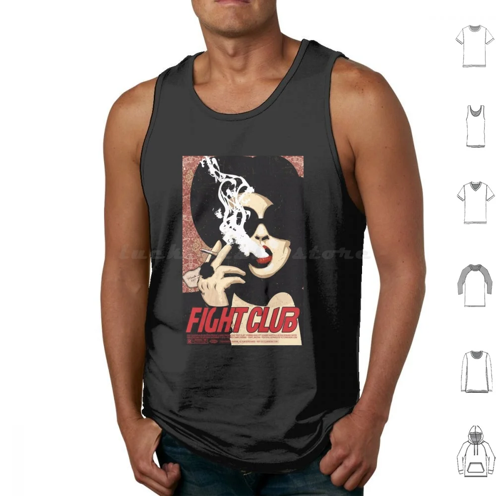 Marla Singer Fight Club Poster Tank Tops Vest Sleeveless Fight Club Marla Singer Movie Tyler Durden Brad Pitt Edward