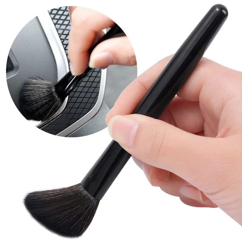 1Pcs Car Interior Gap Cleaning Tools Super Soft Bristle Auto Air Outlet Dashboard Detailing Clean Brushes Duster Car Accessories