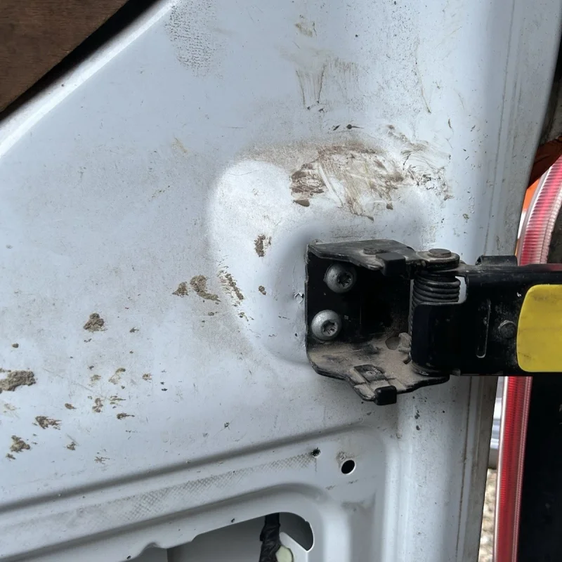 

Upgraded Custom Rear Door Striker Reinforcement Plates Anti-Pry Lock Mechanism Mount for Transit Ford Van Camper RV Security