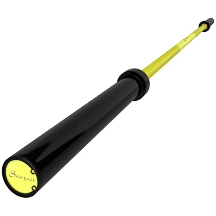 

7.2ft Barbell Bar 2 Inch Weight Bar 44 lbs with Rotating Sleeves and Non-Slip Knurling Grip 1500lbs Weight Capacity for Weightl