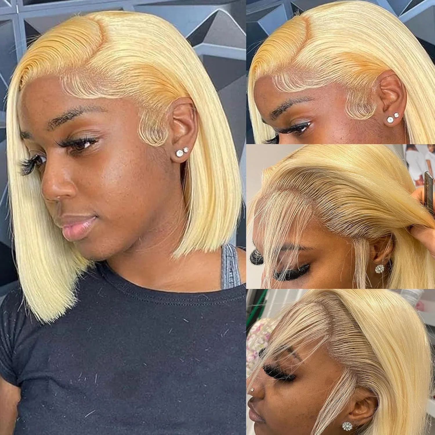 613 Blonde Bob Wig …