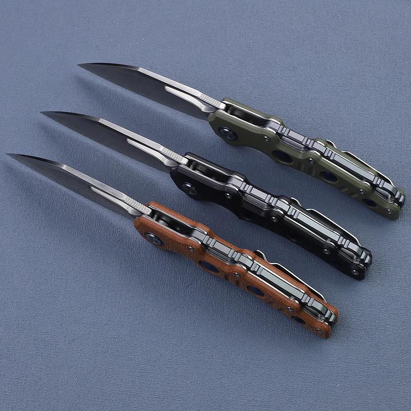 Flipper Zero cuchillo plegable táctico D2 Mikata para camping - imagen 5