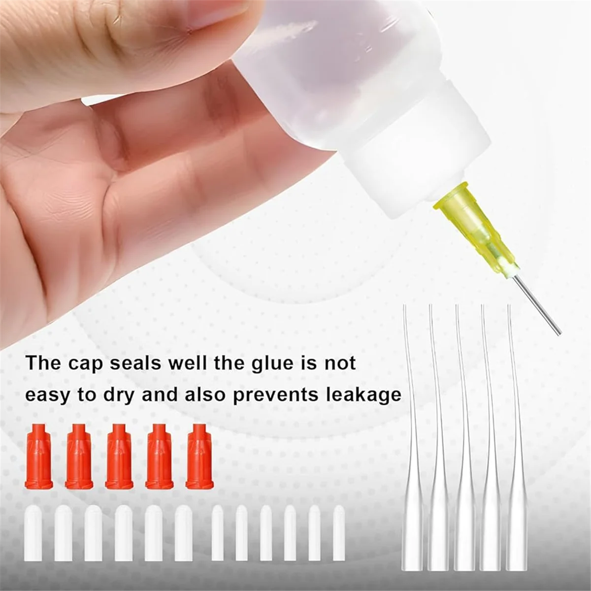 2 Sizes Needle Tip Squeeze Bottle,Precision Tip Applicator Bottle,Craft Glue Bottles with Fine Tip for Craft Art Project