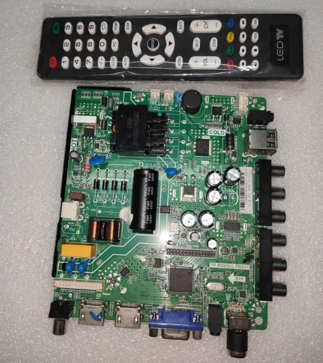 TP.RD8503.PB801-placa base de TV, Unidad de corriente constante de 45W, Compatible con varios LED, control remoto gratuito