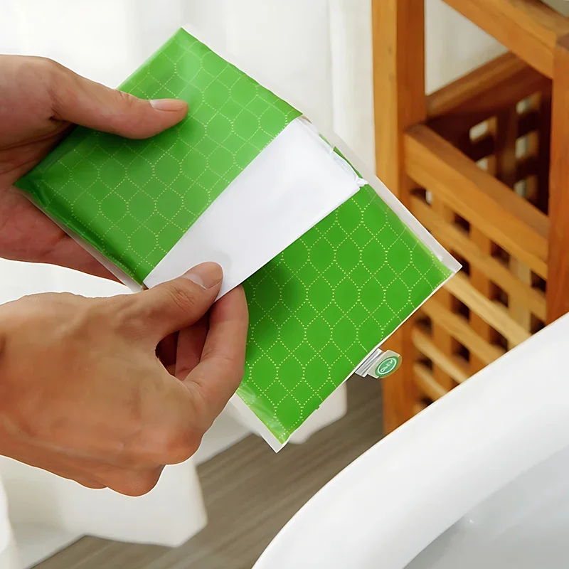 1-10 Disposable Flushing Dissolve Toilet Seat Cover Portable Travel Camping Hotel Degradable Eco-Friendly Toilet Accessories view 2