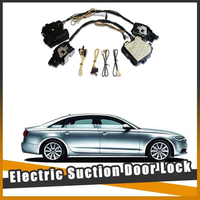 

Car Soft Close Door Latch Pass Lock Actuator Electric Absorption Suction Silence Closer For Audi Audi A6 A7 Q8 2014+