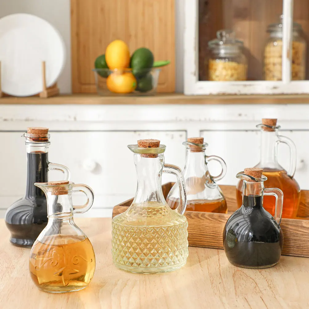 

2Pcs Oil Dispenser Spout for Kitchen Soy Sauce Olive Oil Container Storage Jar Holder