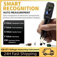 FNIRSI LCR-ST1 Mini Smart Tweezer LCR SMD ESR Tester Resistance Capacitance Inductance Continuity Diode Test Measurement Tools