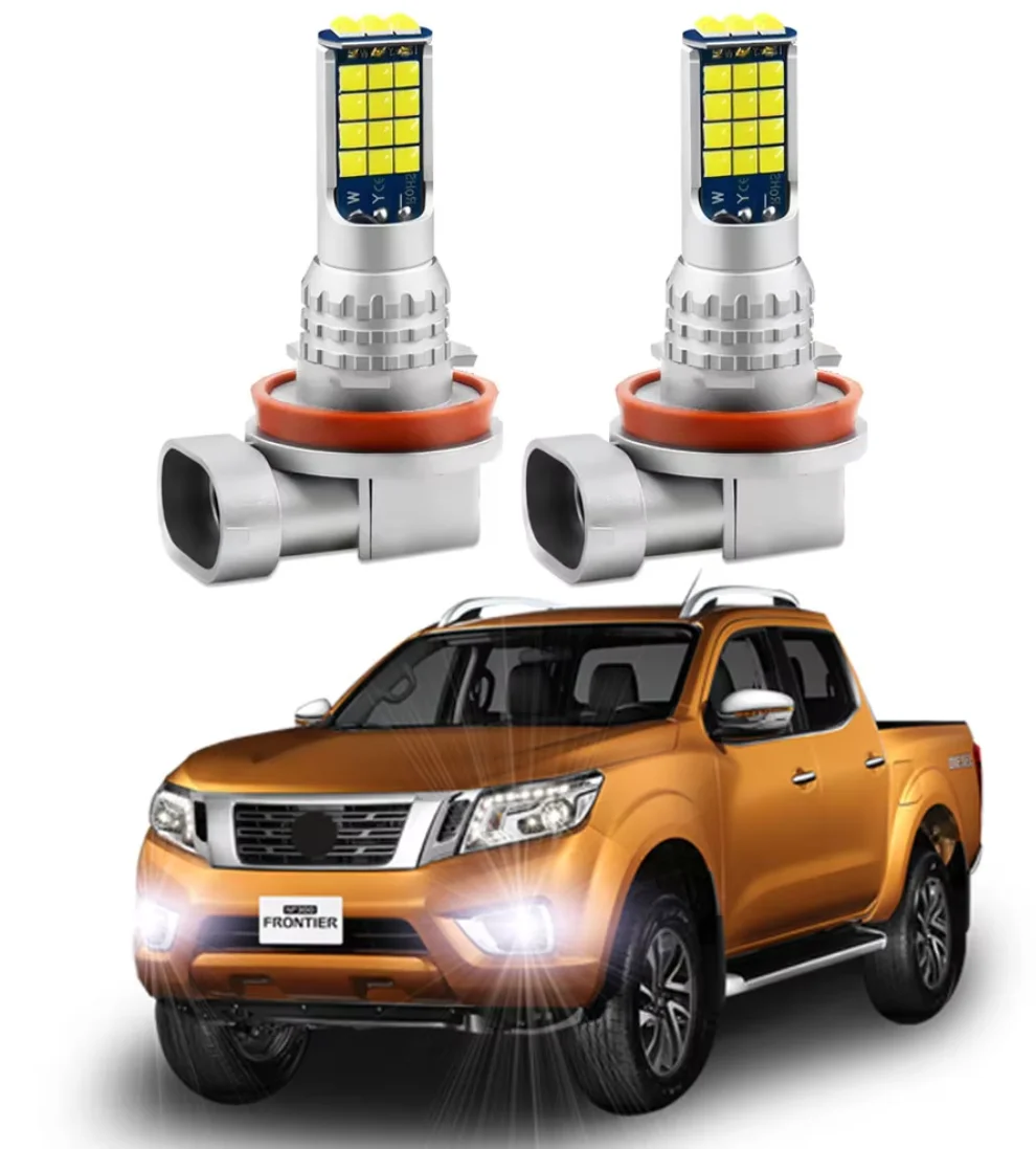 

2 шт. для Honda подходят для Nissan Frontier 2005-2025 светодиодные противотуманные фары передние противотуманные фары Canbus белый