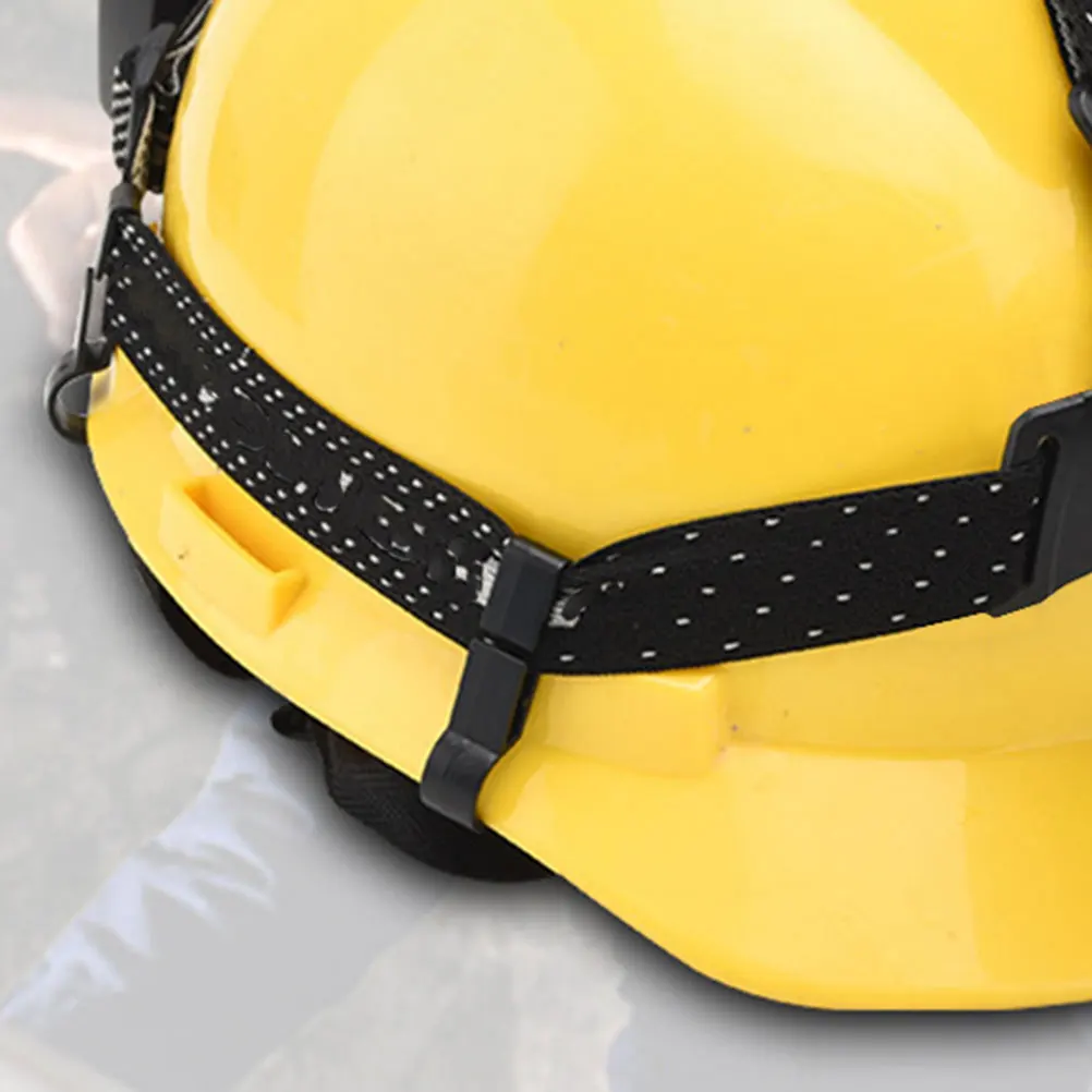 

60pcs Headlamp Clips Hard Hat Accessories Antislip Plastic Hooks Safety Mounts Stable Light Camping Fishing