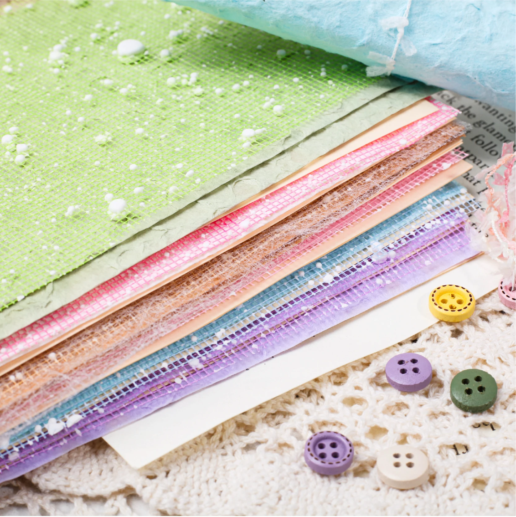

14pcs Vintage Mixed Materials Lace paper Scrapbook Materials DIY Photo Album Collage Journal Creative Stationery Material paper