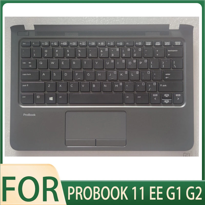 

Новинка, подставка для ноутбука Probook 11 EE G1 G2, подставка для рук, верхняя искусственная Обложка, корпус с английской клавиатурой США 809848-001