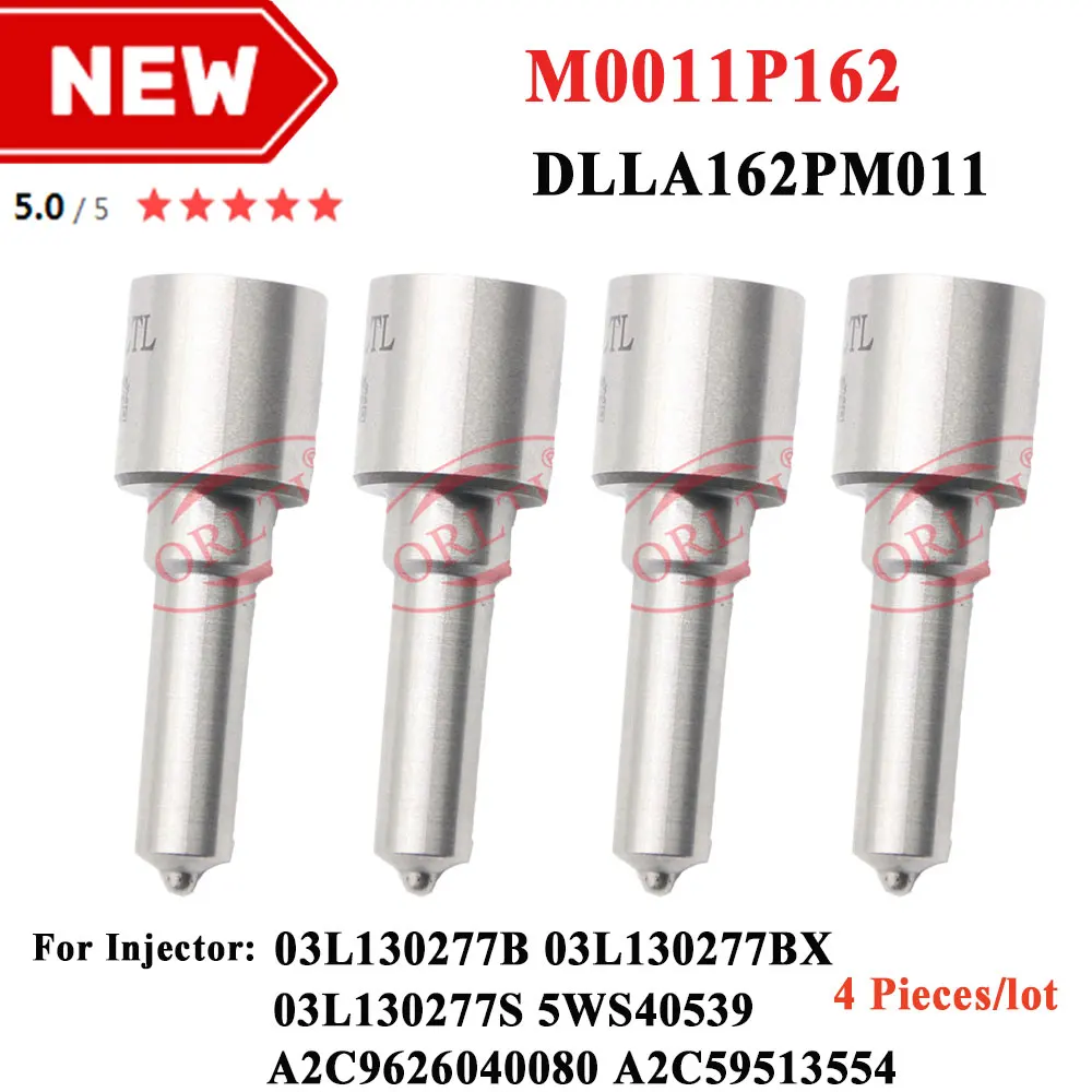 Diesel Injector Nozzle M0011P162 for 03L130277S 03L130277B 03L130277BX 87083 0871000 5WS40539 A2C9626040080 A2C59513554