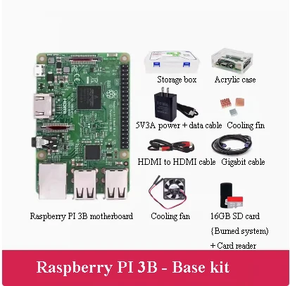 

Raspberry PI 3B development Board base kit