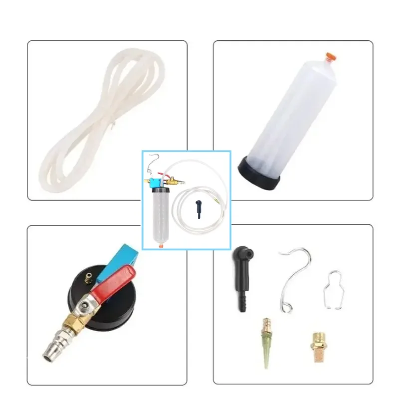 

Universal Car Hydraulic Brake Fluid Auto Brake Fluid Replacement Oil Bleeder Empty Exchange Drained Kit Oil Change Tools New