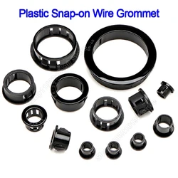 Rround Snap-on Wire Grommets Gasket Clamp 8-50mm Pc Desk Wire Inlet Outlet Seal Ring Hole Plug Cover Cable Rack Holder Protector