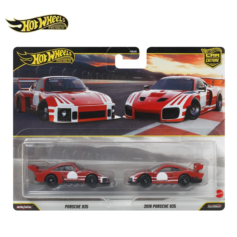 핫휠 1:64 더블 카 커버 세트 포르쉐 935 스바루 닷지 합금 모델 커스텀 수집용 장난감 어린이 및 자동차 애호가용